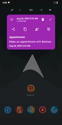 Popup Reminder android App screenshot 1